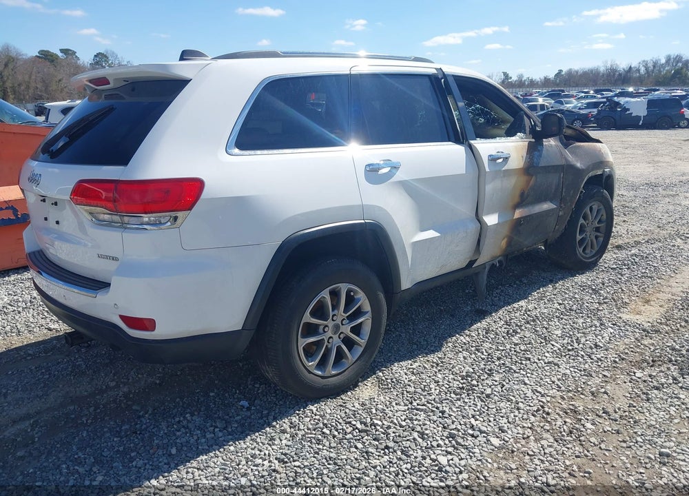 2016 JEEP GRAND CHEROKEE LIMITED VIN: 1C4RJFBG4GC339015