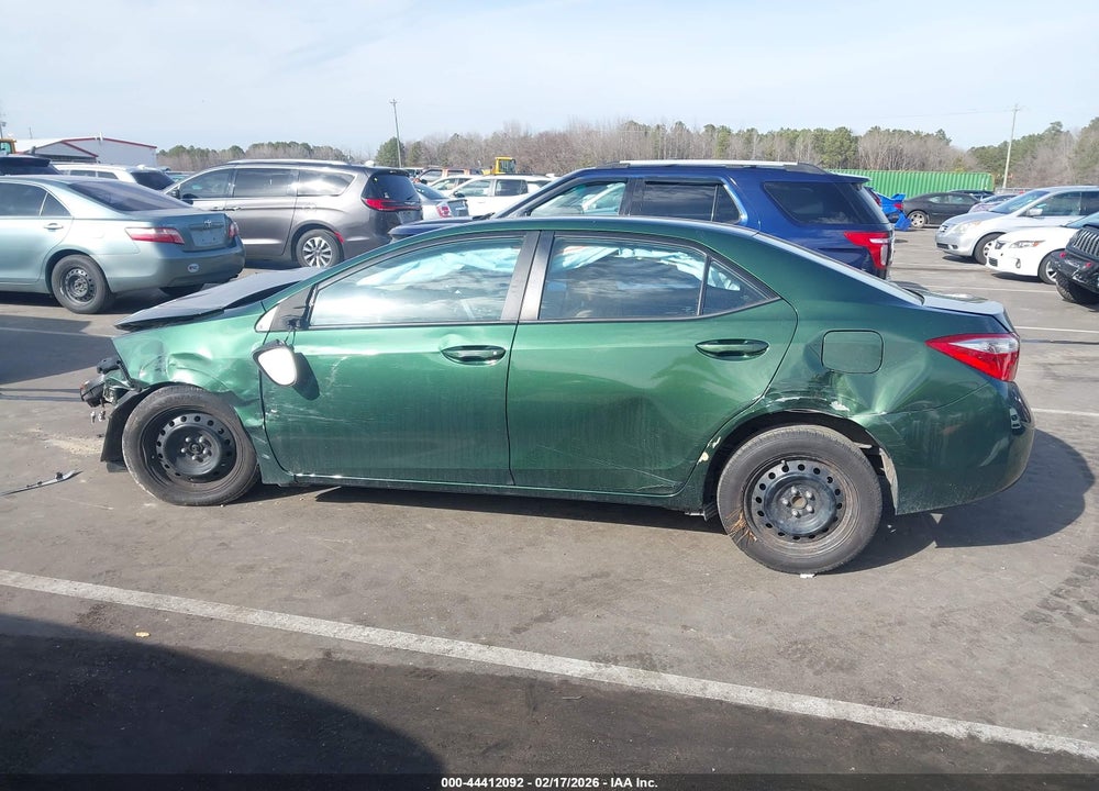 2015 TOYOTA COROLLA LE VIN: 2T1BURHE1FC454676