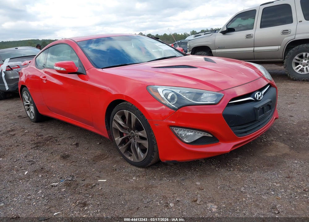 2013 HYUNDAI GENESIS 3.8 TRACK VIN: KMHHU6KJ6DU079930