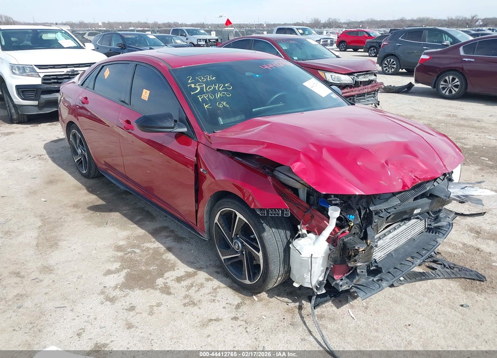 2021 HYUNDAI ELANTRA N LINE VIN: KMHLR4AF1MU184534