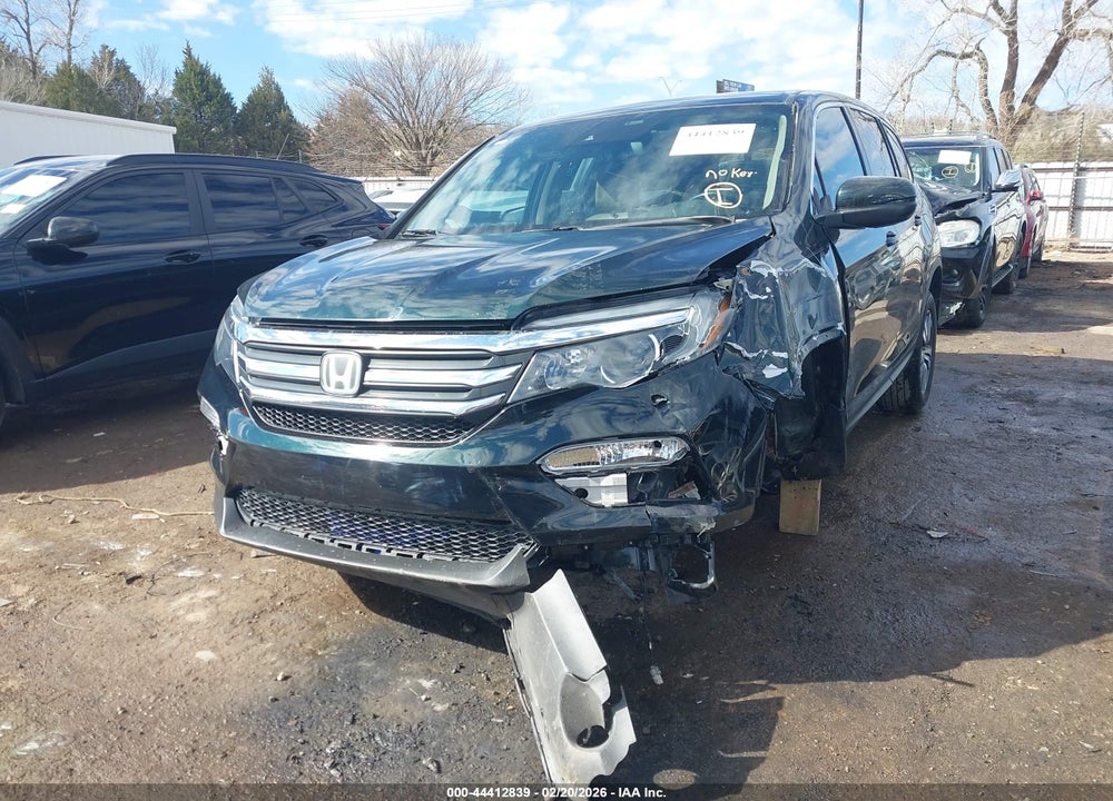 2017 HONDA PILOT EX-L VIN: 5FNYF5H68HB021831