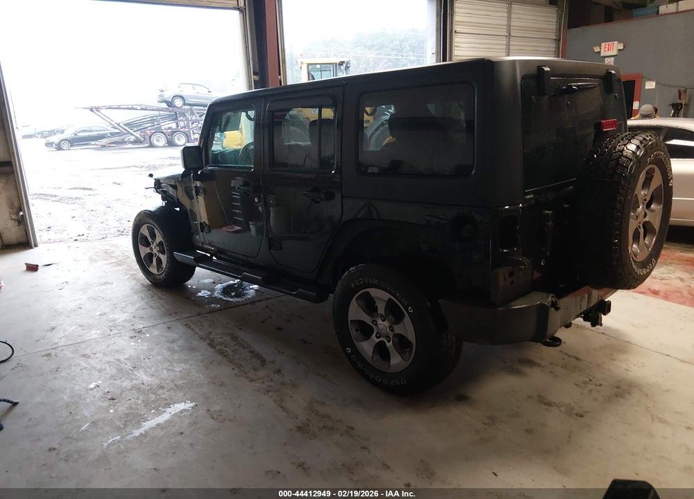 2018 JEEP WRANGLER JK UNLIMITED SAHARA 4X4 VIN: 1C4BJWEG3JL936354