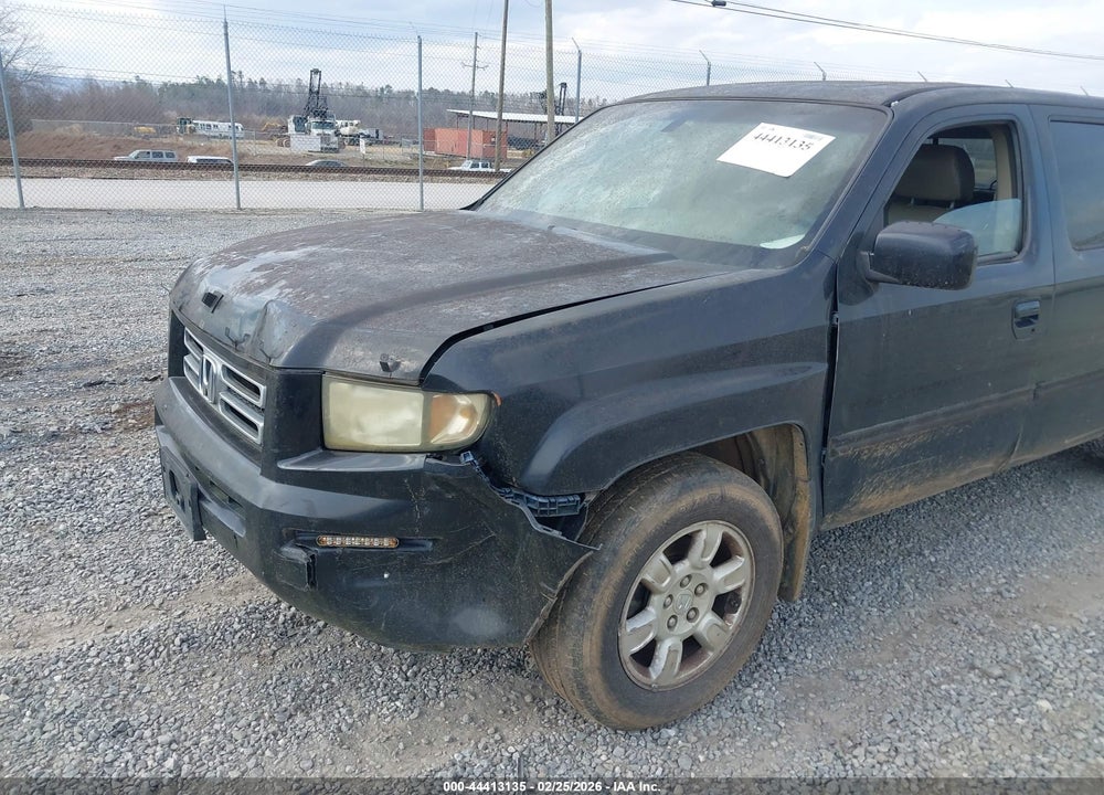 2006 HONDA RIDGELINE RTL VIN: 2HJYK16596H570343