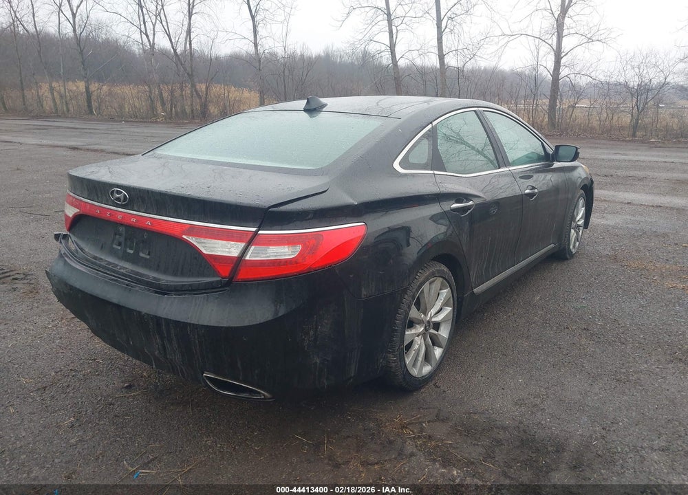2012 HYUNDAI AZERA VIN: KMHFH4JG9CA157722