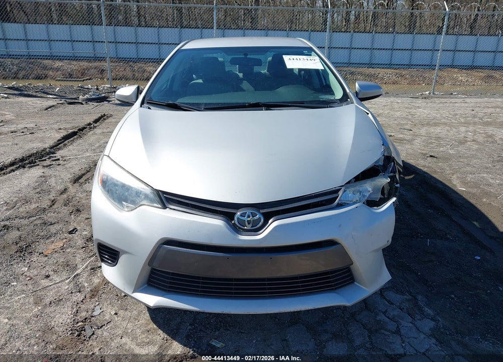 2016 TOYOTA COROLLA LE VIN: 2T1BURHE6GC626203