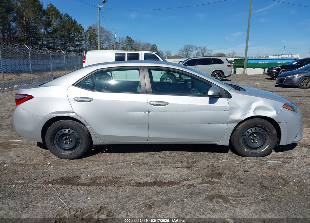 2016 TOYOTA COROLLA LE VIN: 2T1BURHE6GC626203
