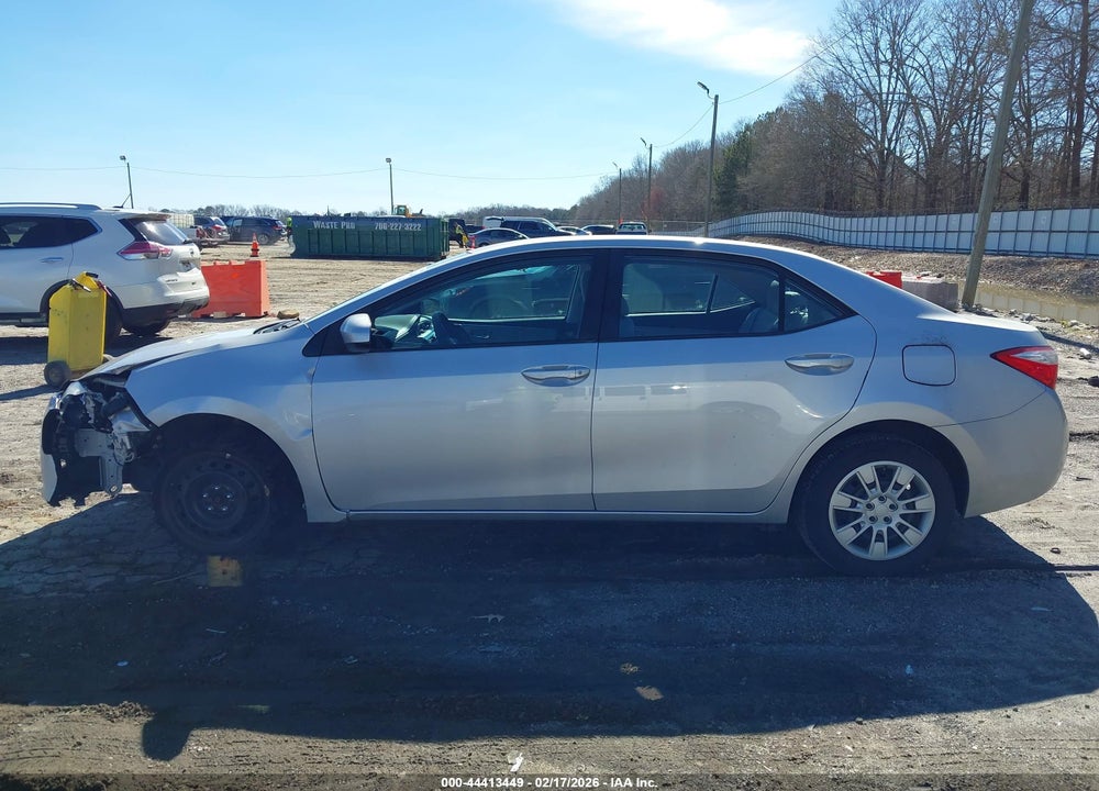 2016 TOYOTA COROLLA LE VIN: 2T1BURHE6GC626203