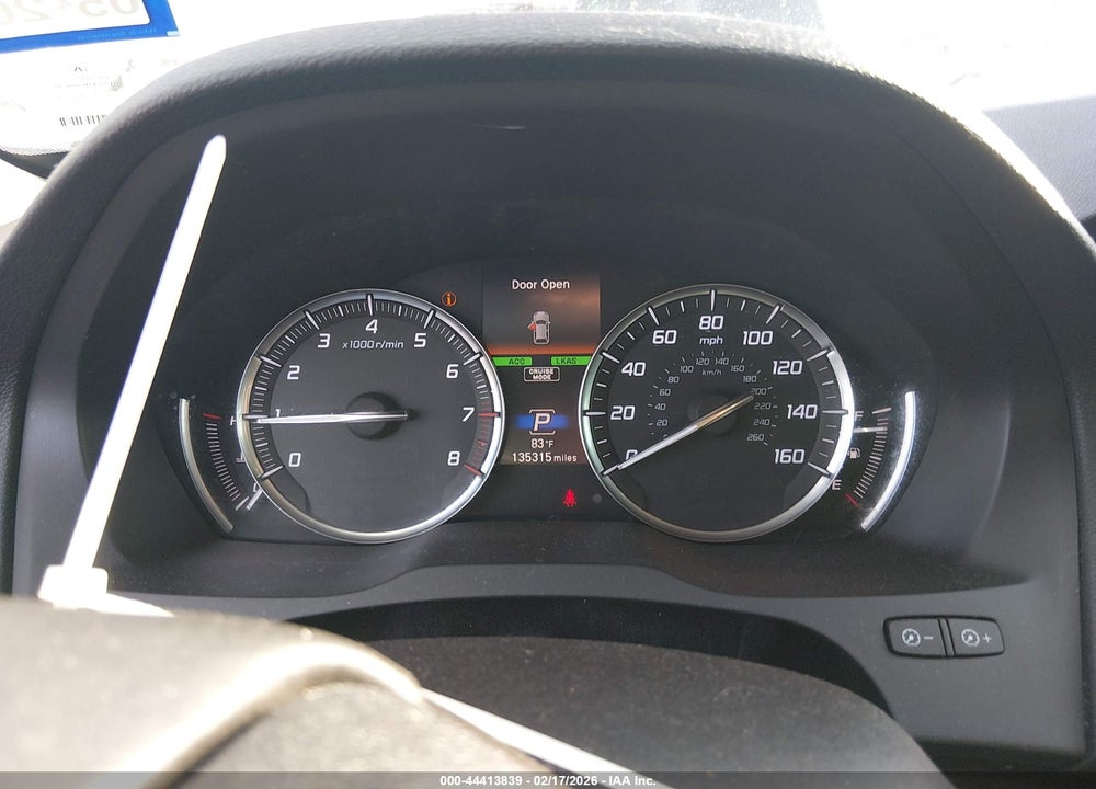 2017 ACURA MDX TECHNOLOGY PACKAGE VIN: 5J8YD3H53HL000482