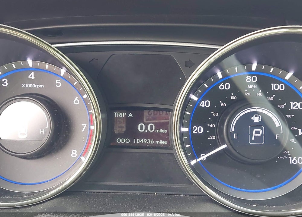 2013 HYUNDAI SONATA GLS VIN: 5NPEB4AC9DH743734