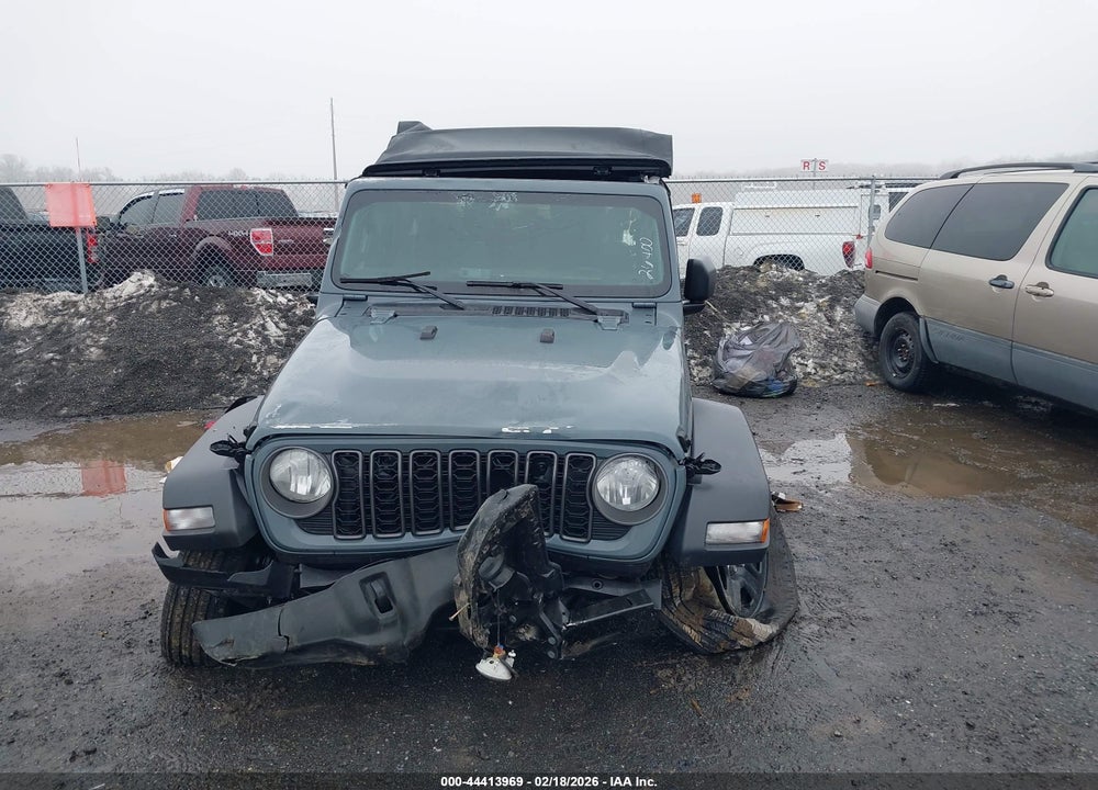 2025 JEEP WRANGLER 2-DOOR SPORT 4X4 VIN: 1C4PJXAN9SW654686