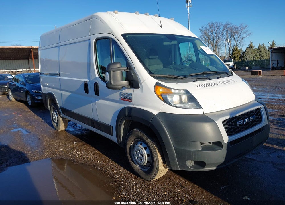 2020 RAM PROMASTER 2500 HIGH ROOF 136 WB VIN: 3C6TRVCG4LE109508