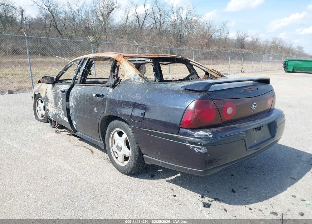 2002 CHEVROLET IMPALA LS VIN: 2G1WH55K629340040