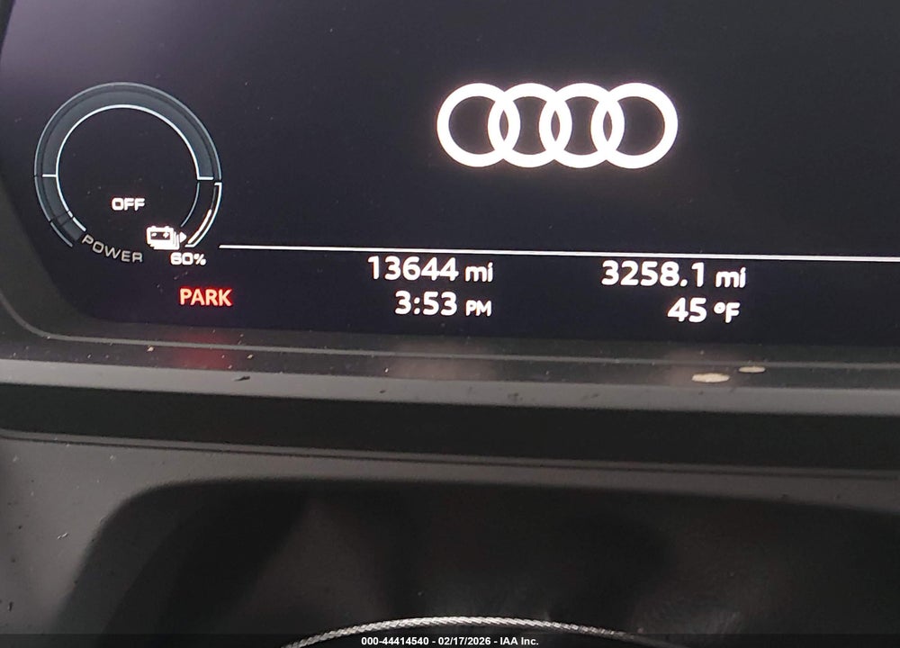 2025 AUDI Q4 SPORTBACK E-TRON PREMIUM 55 QUATTRO VIN: WA12UBFZ1SP020244