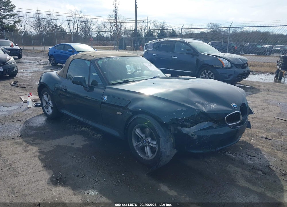 2002 BMW Z3 2.5I VIN: 4USCN33452LM05104