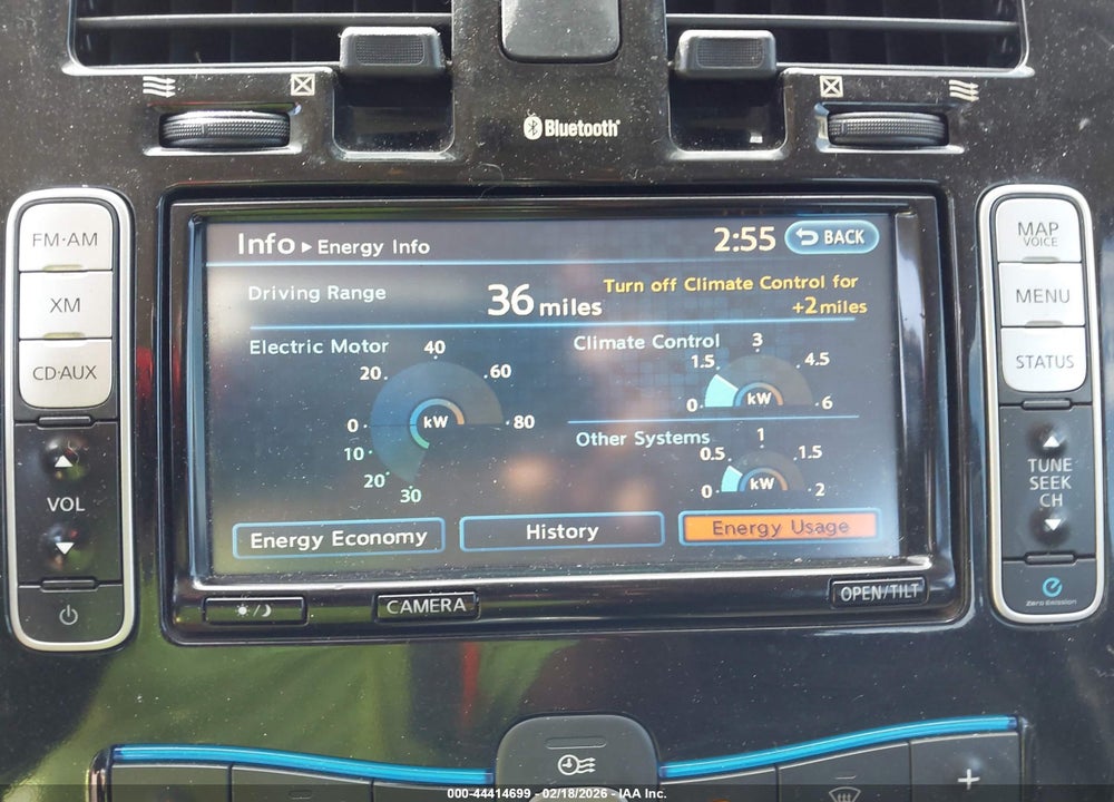 2014 NISSAN LEAF SL VIN: 1N4AZ0CP8EC334193
