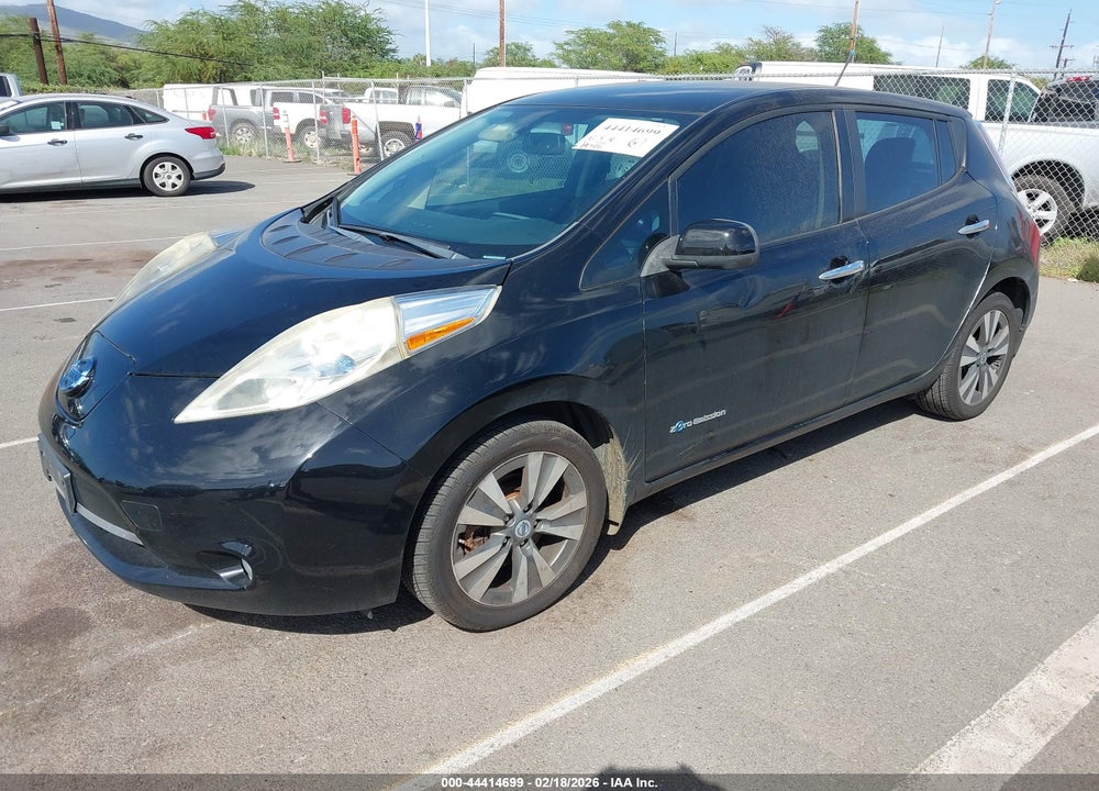 2014 NISSAN LEAF SL VIN: 1N4AZ0CP8EC334193