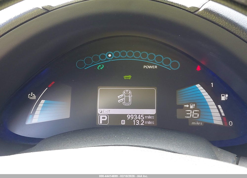 2014 NISSAN LEAF SL VIN: 1N4AZ0CP8EC334193