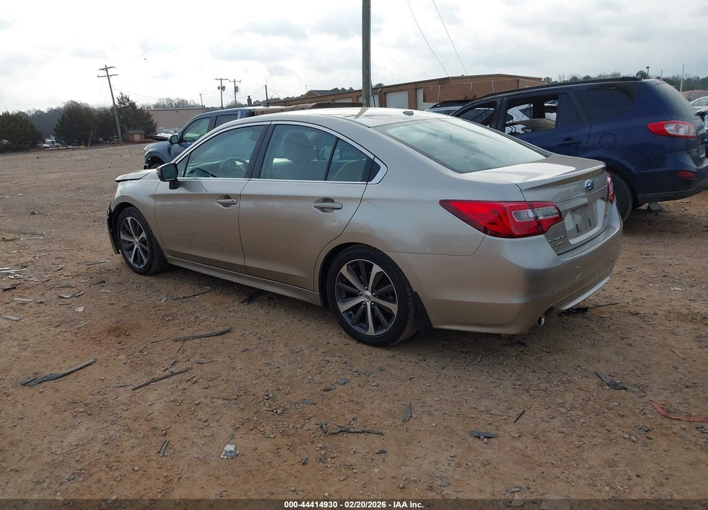 2015 SUBARU LEGACY 2.5I LIMITED VIN: 4S3BNBN63F3051342