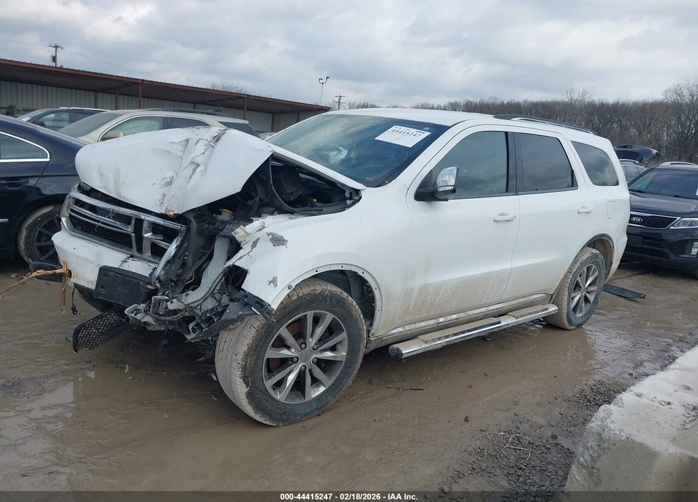 2016 DODGE DURANGO LIMITED VIN: 1C4RDJDGXGC416896