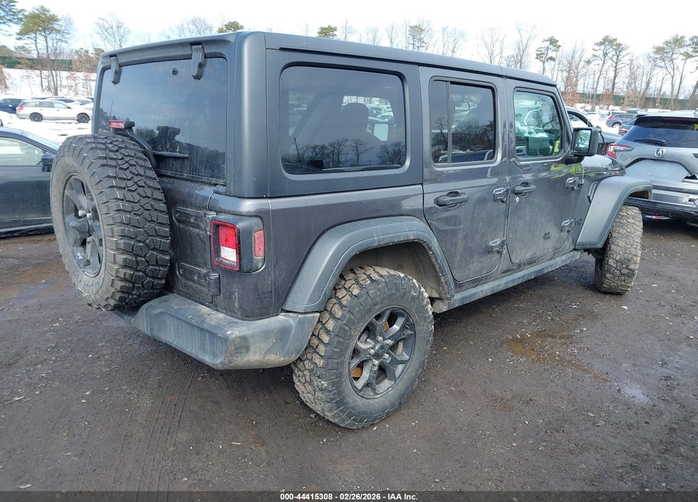 2021 JEEP WRANGLER UNLIMITED WILLYS SPORT 4X4 VIN: 1C4HJXDN4MW718488