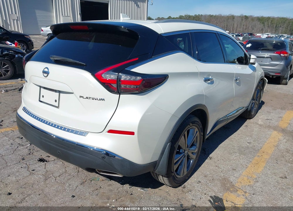 2021 NISSAN MURANO PLATINUM FWD VIN: 5N1AZ2DJ8MC138541