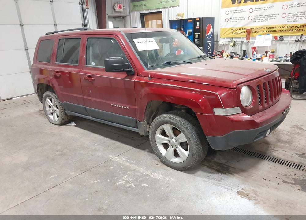 2014 JEEP PATRIOT LATITUDE VIN: 1C4NJRFB6ED898409