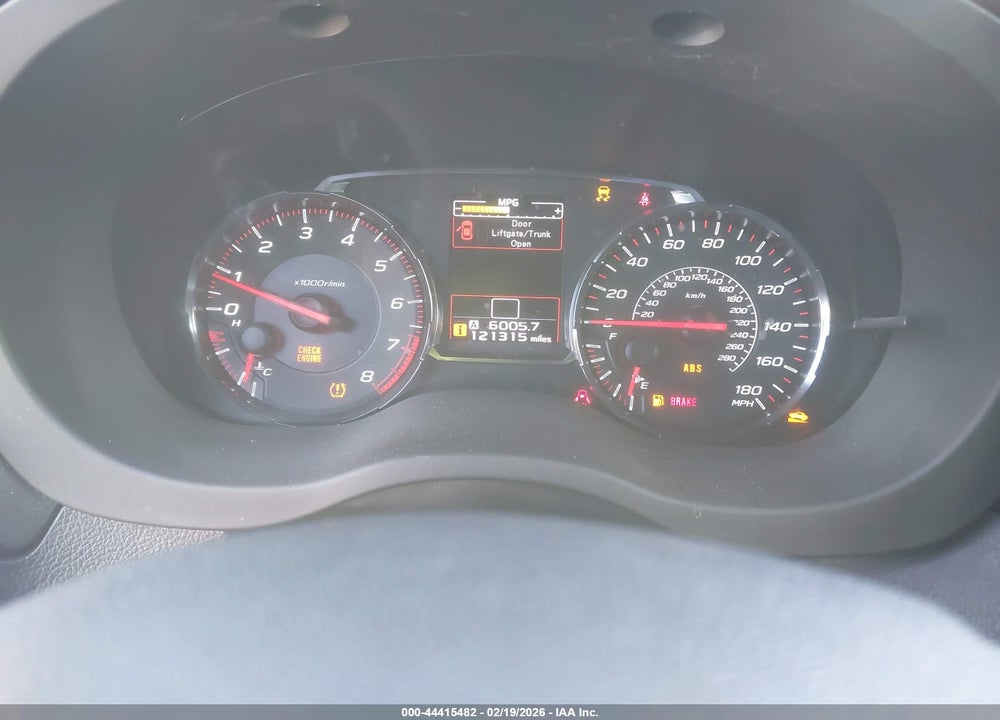 2018 SUBARU WRX VIN: JF1VA1A66J9802356