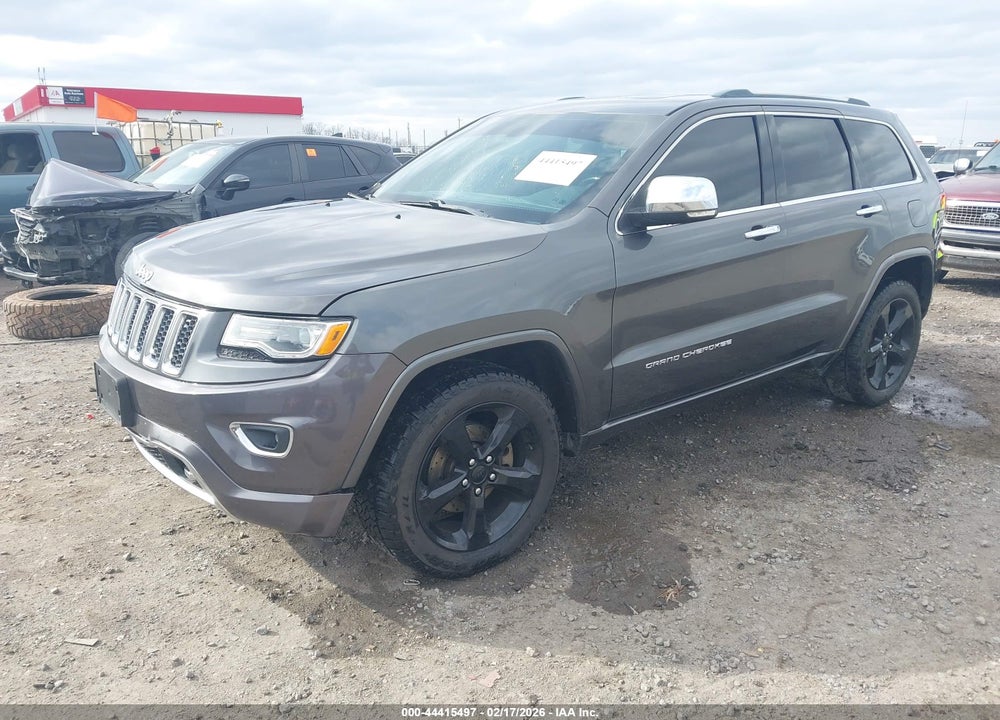 2014 JEEP GRAND CHEROKEE OVERLAND VIN: 1C4RJFCT1EC146605