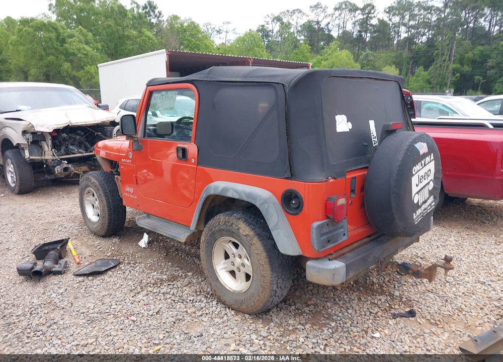 2005 JEEP WRANGLER SPORT VIN: 1J4FA49S05P339532