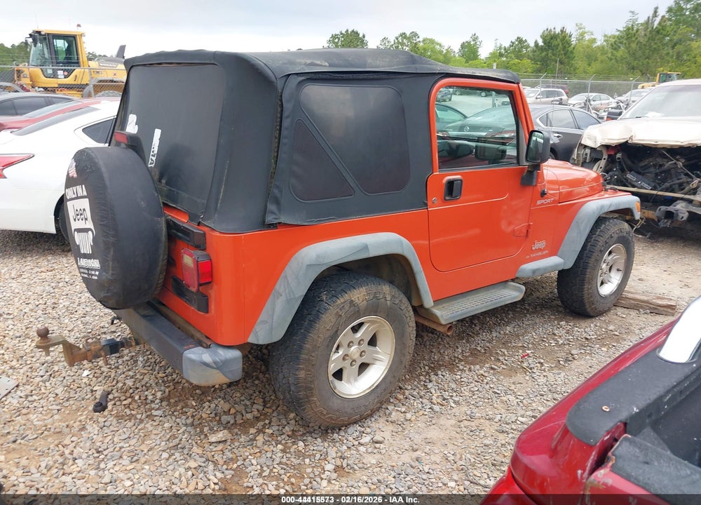 2005 JEEP WRANGLER SPORT VIN: 1J4FA49S05P339532