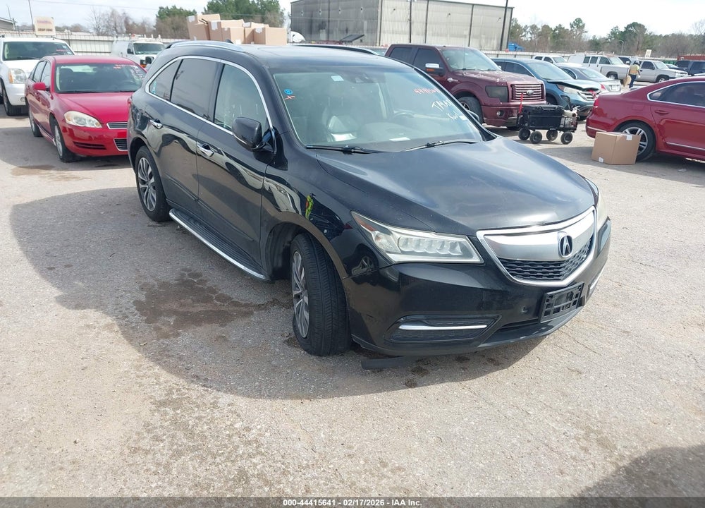 2014 ACURA MDX TECHNOLOGY PACKAGE VIN: 5FRYD3H44EB019187