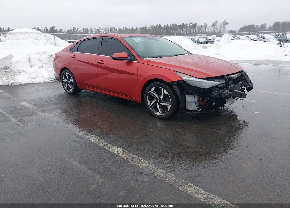 2021 HYUNDAI ELANTRA LIMITED VIN: KMHLP4AG2MU137723
