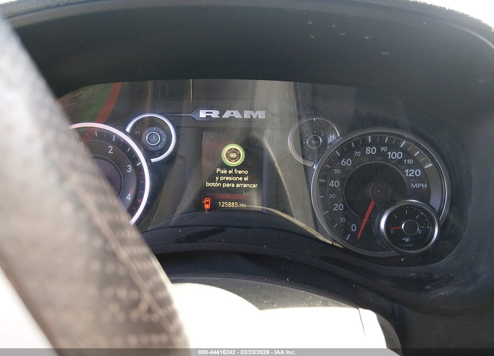 2022 RAM 2500 BIG HORN  4X4 6'4 BOX VIN: 3C6UR5DLXNG235976