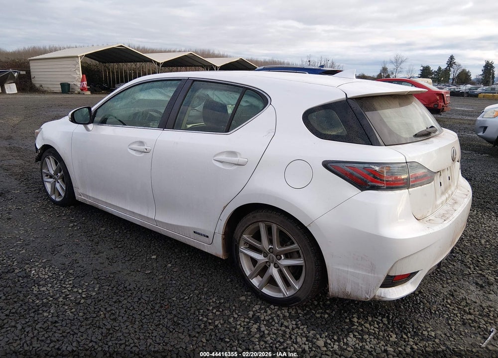 2015 LEXUS CT 200H VIN: JTHKD5BH4F2235414