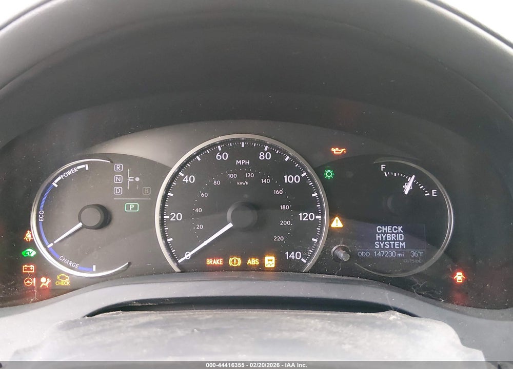 2015 LEXUS CT 200H VIN: JTHKD5BH4F2235414