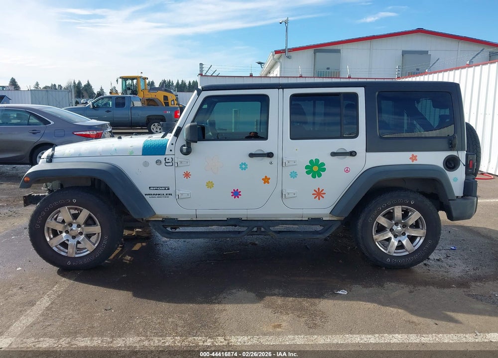 2013 JEEP WRANGLER UNLIMITED SPORT VIN: 1C4BJWDG2DL668418