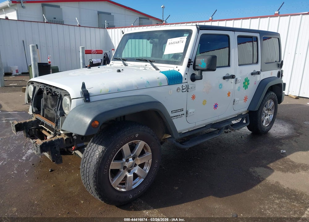 2013 JEEP WRANGLER UNLIMITED SPORT VIN: 1C4BJWDG2DL668418