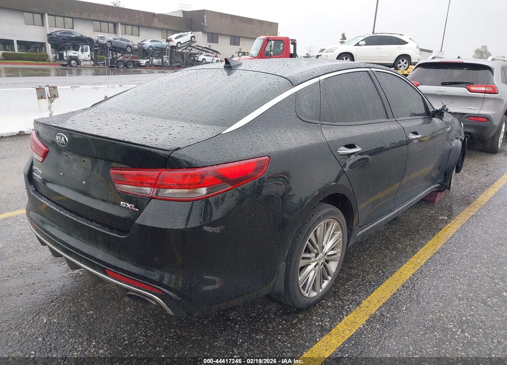 2016 KIA OPTIMA SXL TURBO VIN: 5XXGV4L2XGG077083