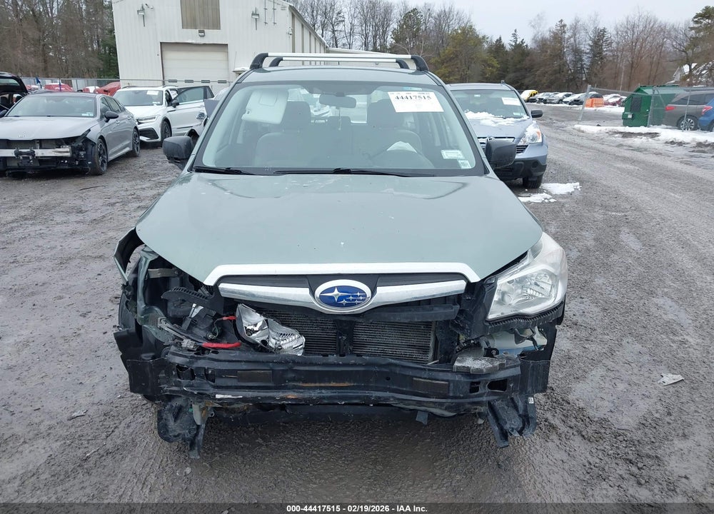 2015 SUBARU FORESTER 2.5I VIN: JF2SJAAC5FH593127