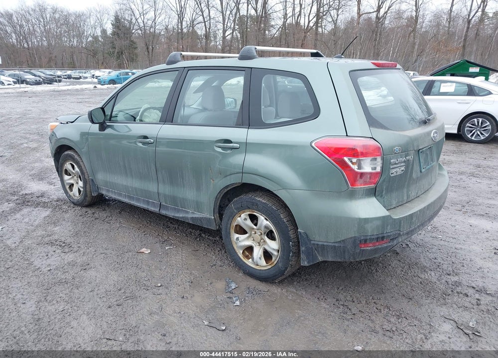 2015 SUBARU FORESTER 2.5I VIN: JF2SJAAC5FH593127