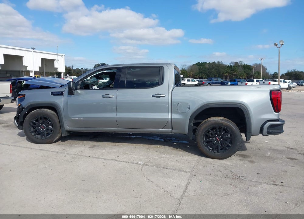 2025 GMC SIERRA 1500 4WD  SHORT BOX ELEVATION WITH 3SB VIN: 1GTUUCED2SZ323337
