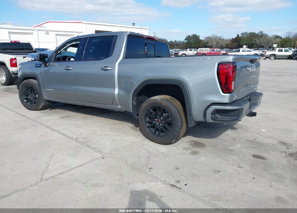 2025 GMC SIERRA 1500 4WD  SHORT BOX ELEVATION WITH 3SB VIN: 1GTUUCED2SZ323337