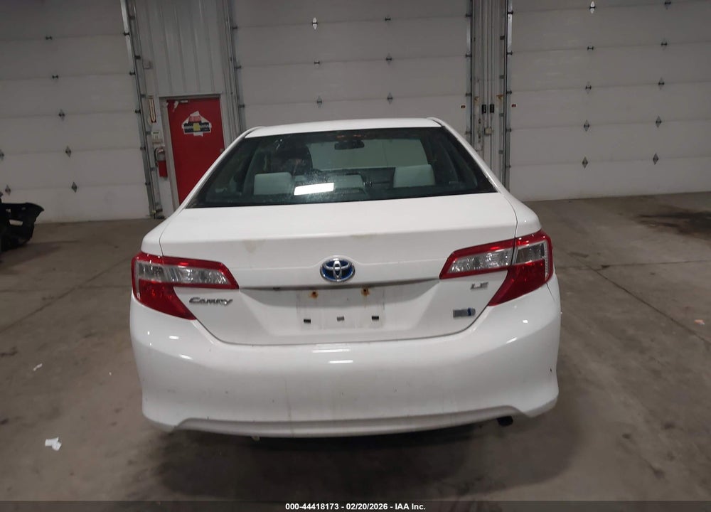 2014 TOYOTA CAMRY HYBRID LE VIN: 4T1BD1FK0EU121778