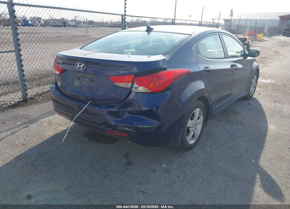 2013 HYUNDAI ELANTRA GLS VIN: 5NPDH4AE2DH405216