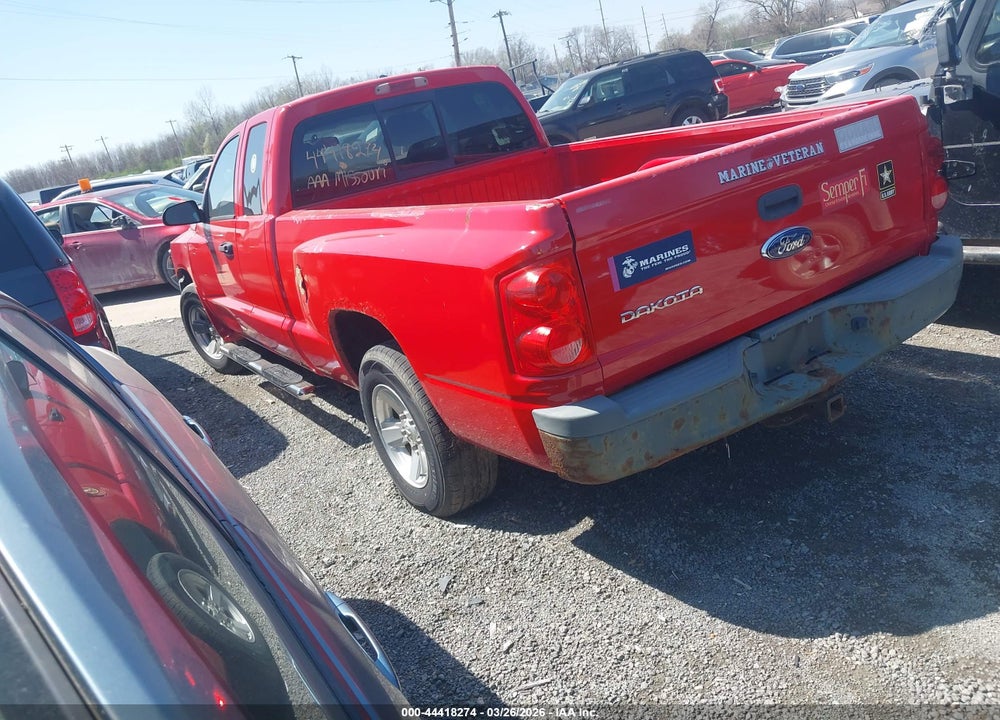 2008 DODGE DAKOTA SXT/BIGHORN/LONESTAR VIN: 1D7HE32K98S539548