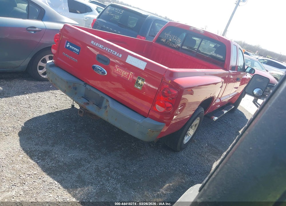 2008 DODGE DAKOTA SXT/BIGHORN/LONESTAR VIN: 1D7HE32K98S539548