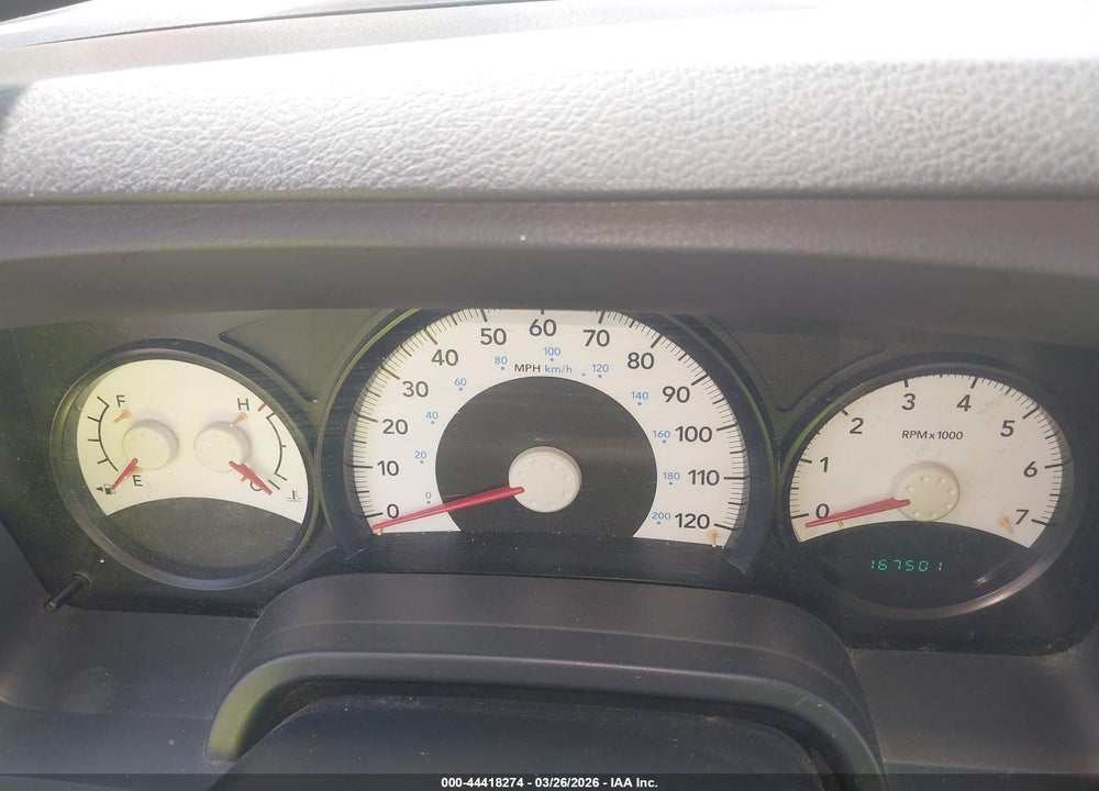 2008 DODGE DAKOTA SXT/BIGHORN/LONESTAR VIN: 1D7HE32K98S539548