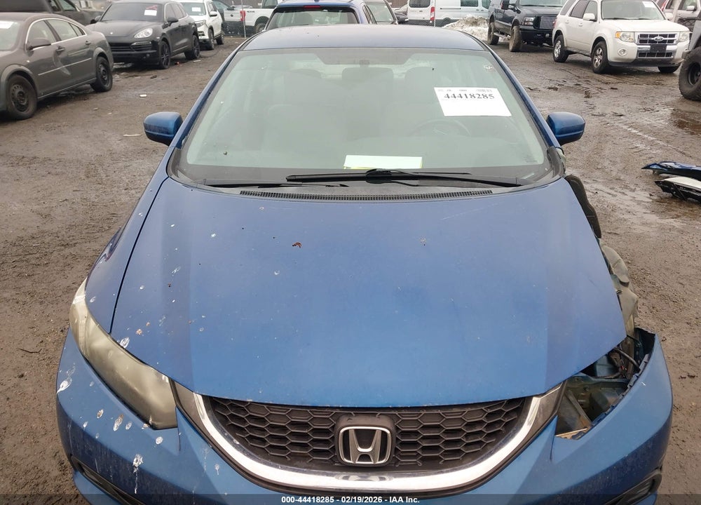 2015 HONDA CIVIC LX VIN: 19XFB2F52FE264033