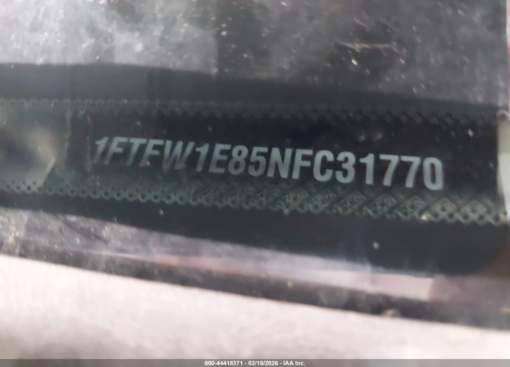 2022 FORD F-150 XLT VIN: 1FTFW1E85NFC31770