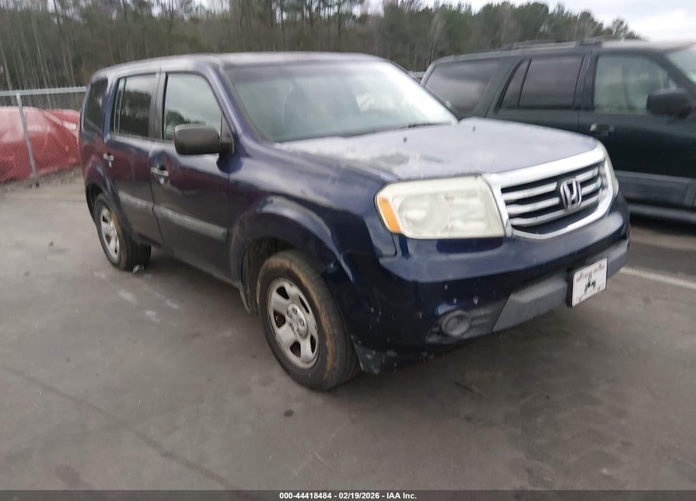 2014 HONDA PILOT LX VIN: 5FNYF3H24EB020110
